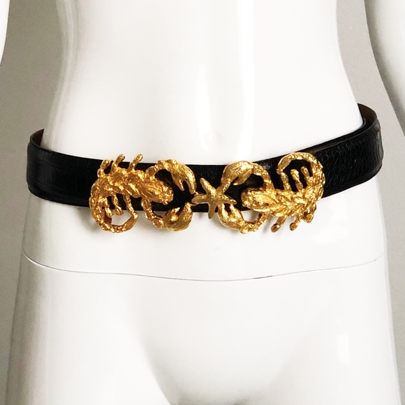 Vintage Scorpion Belt Buckle by Mimi di N 1972 Oversized Scorpio Zodiac Rare main image 4